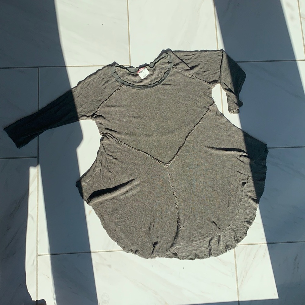Free People Intimately - lite knit top olive Sz S